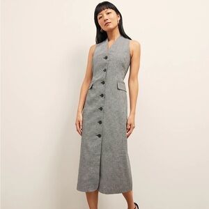 M.M. Lafleur The Cassandra Dress - Gingham Linen size 0